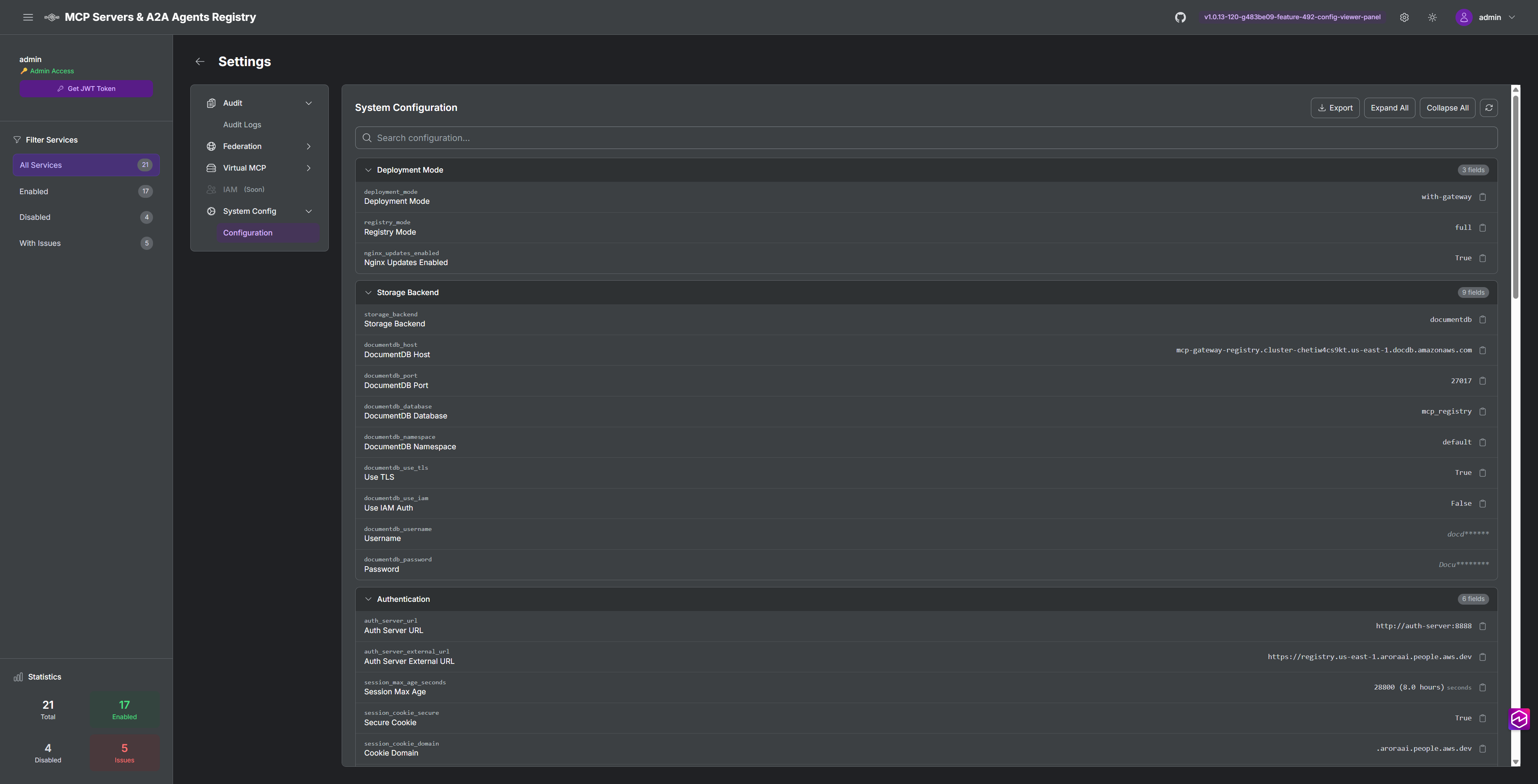 System Configuration Viewer